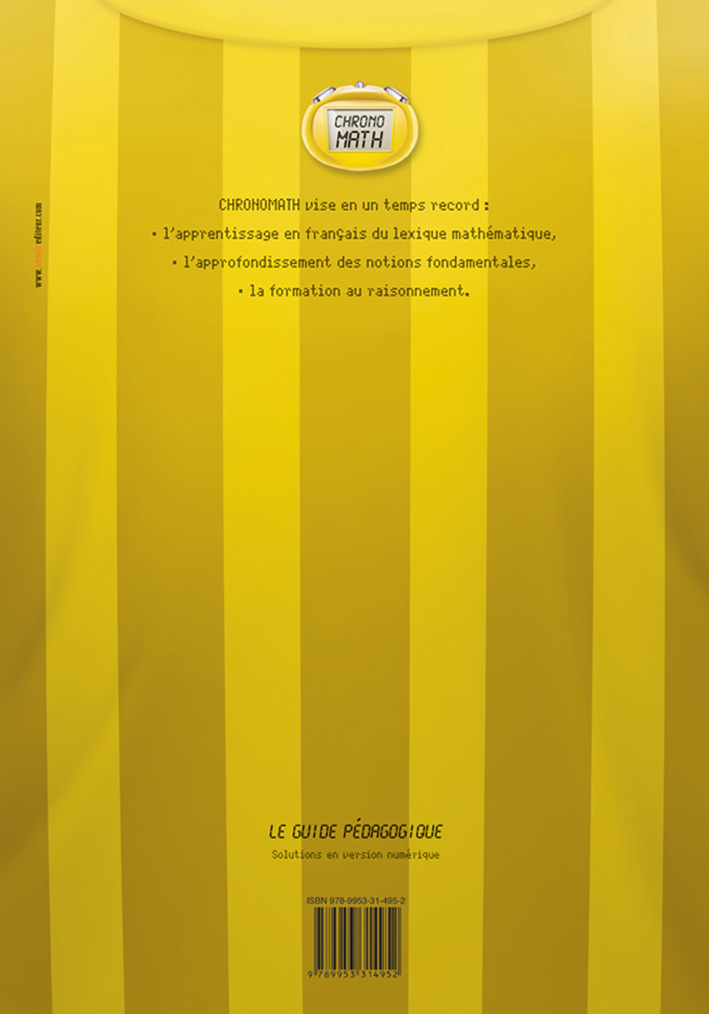 Samir Éditeur - Livre-cahier 1 - Quatrième de couverture