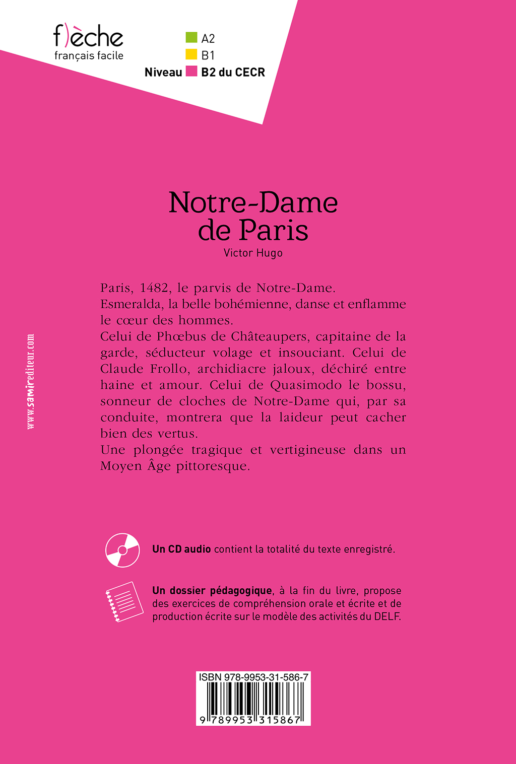 Samir Éditeur - Notre-Dame de Paris - Quatrième de couverture