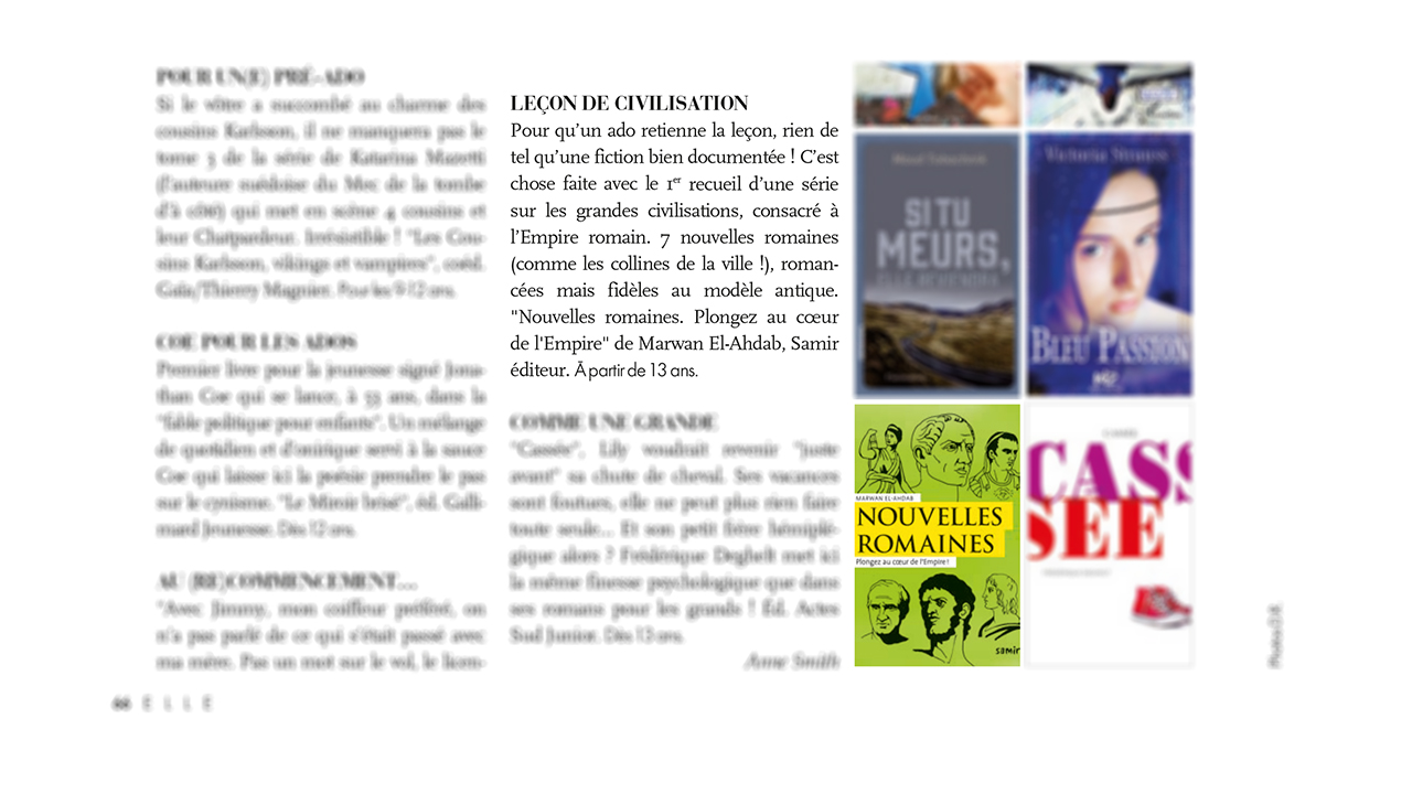 Samir Éditeur - Rubrique CulturELLE p. 66