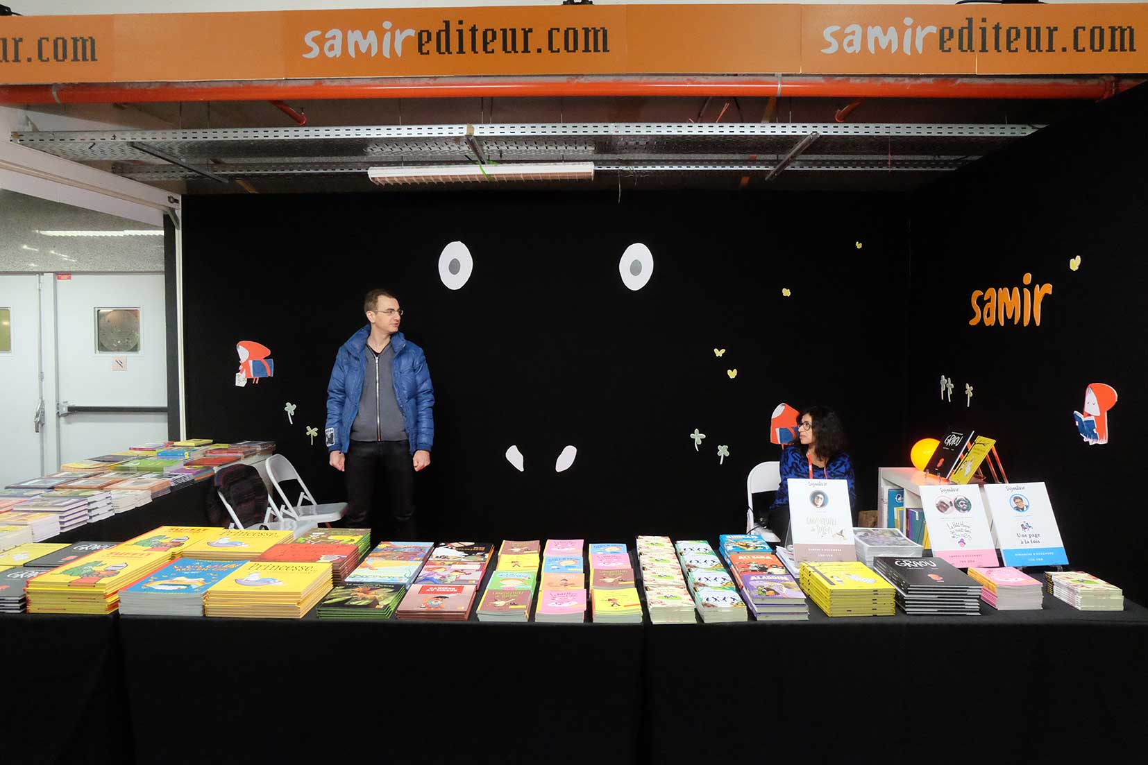 Samir Éditeur - Stand Samir Éditeur au Salon du livre jeunesse de Montreuil.