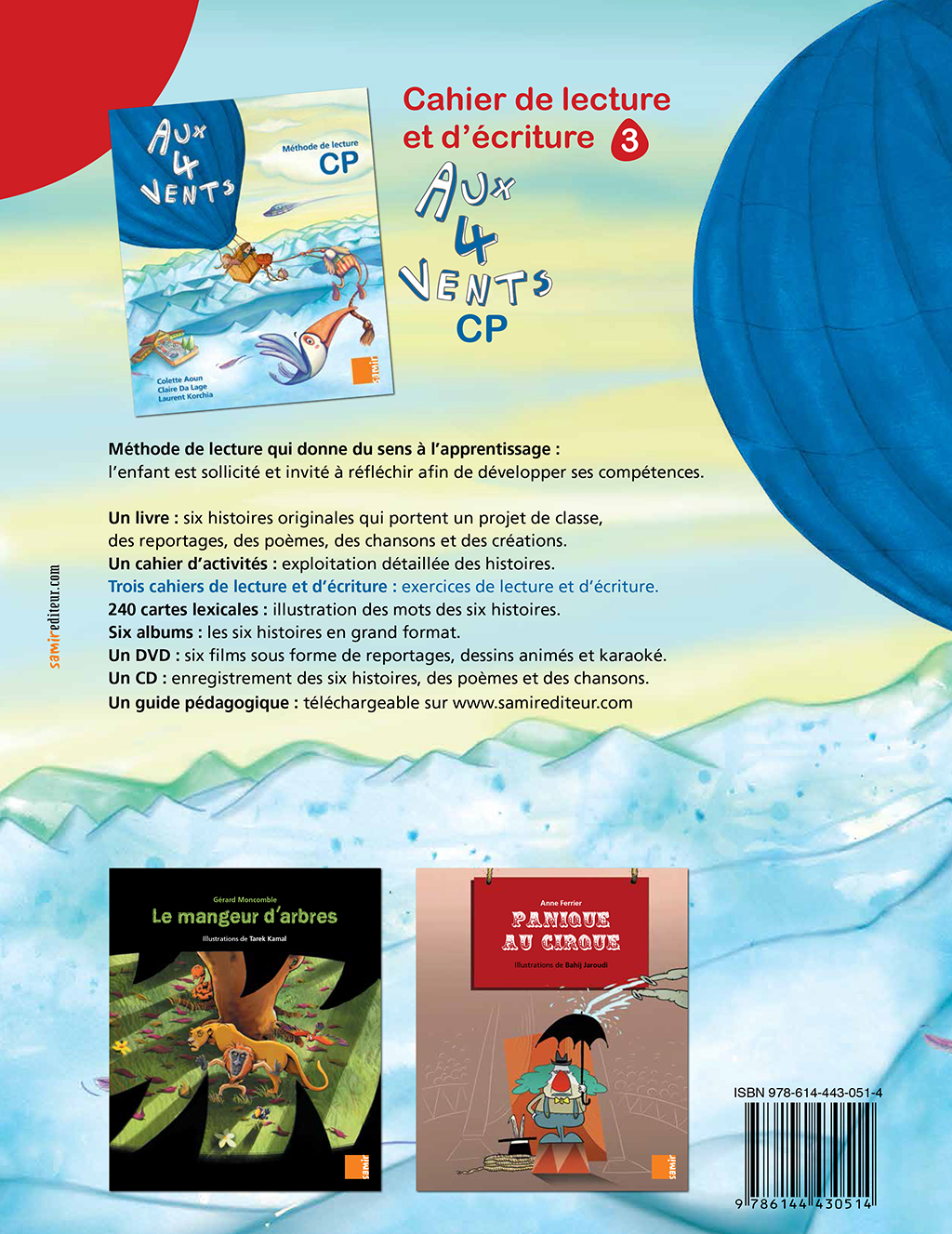 Samir Éditeur - Cahier de lecture et d’écriture numérique 3 CP - Quatrième de couverture