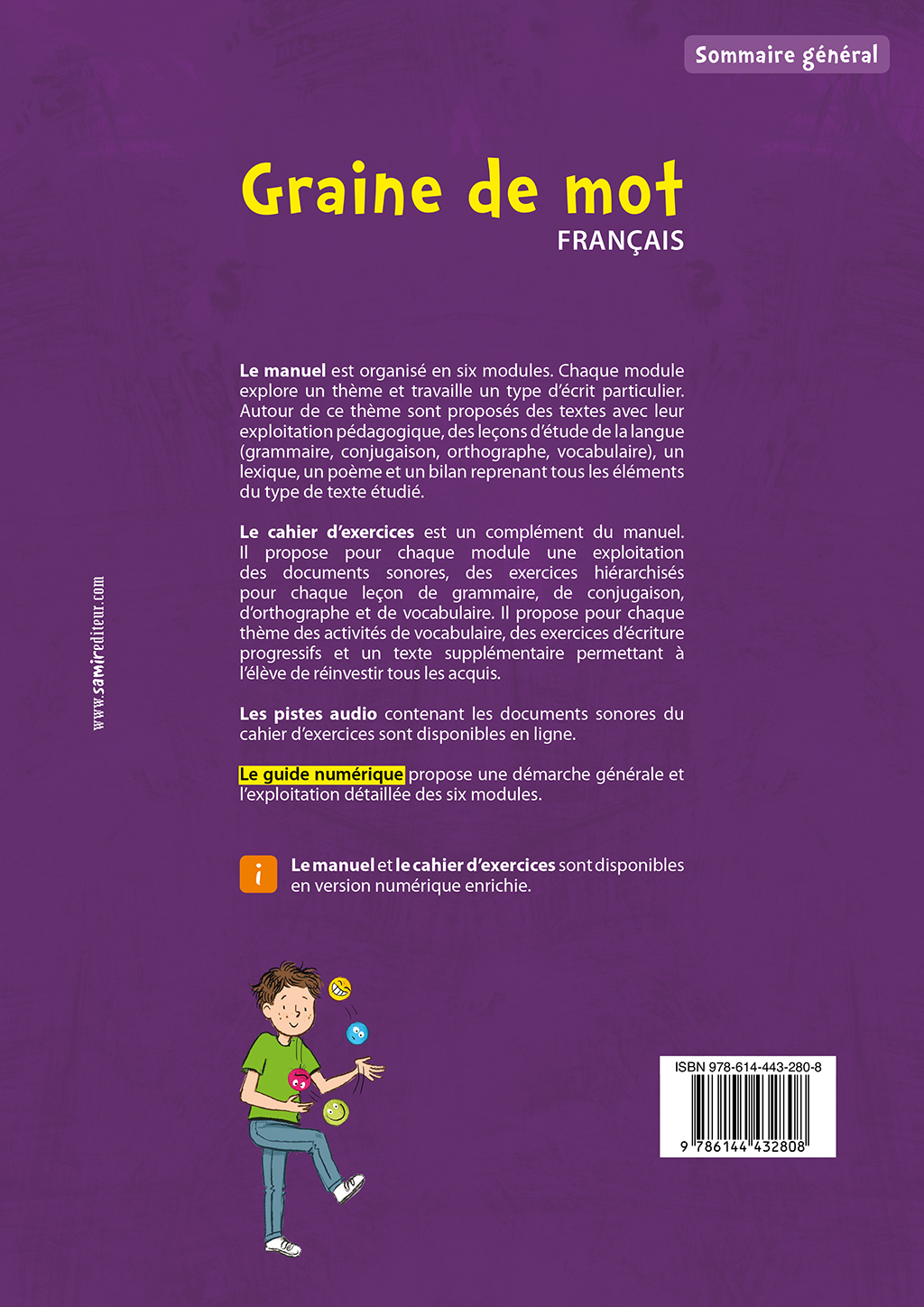 Samir Éditeur - Guide numérique EB3 - Quatrième de couverture