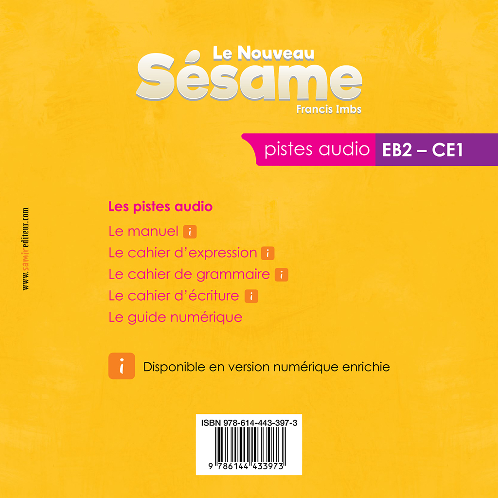 Samir Éditeur - Audio EB2 - Quatrième de couverture