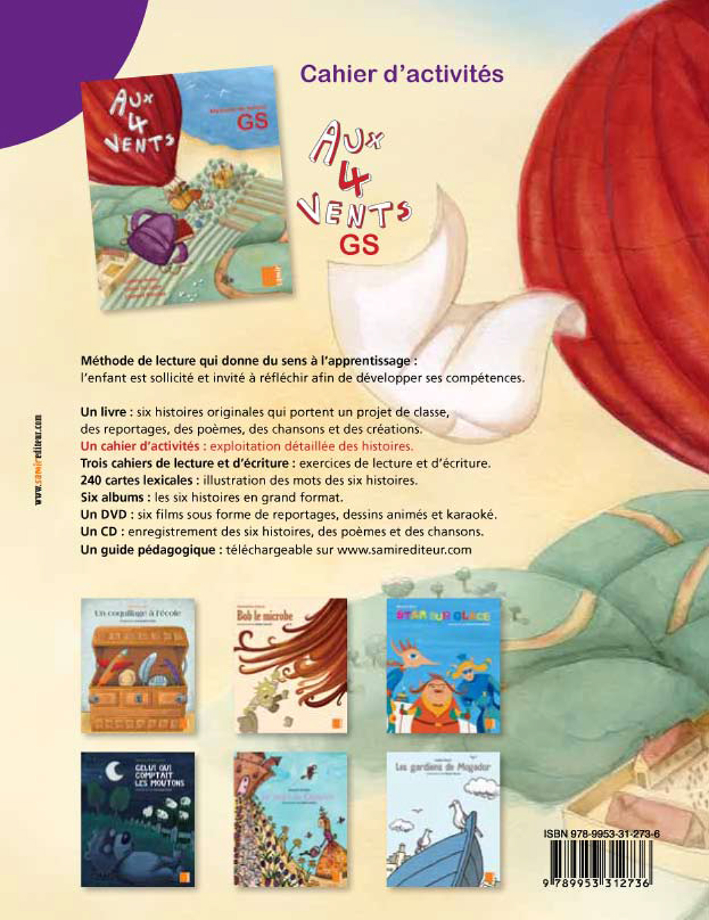 Samir Éditeur - Cahier d'activités GS - Quatrième de couverture