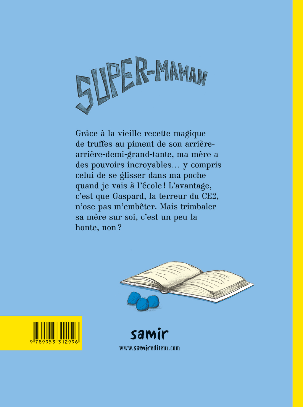 Samir Éditeur - Super-Maman - Quatrième de couverture