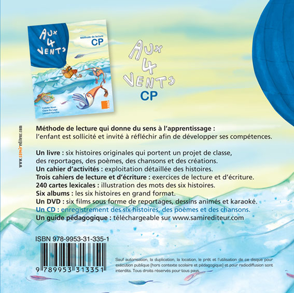 Samir Éditeur - CD CP - Quatrième de couverture