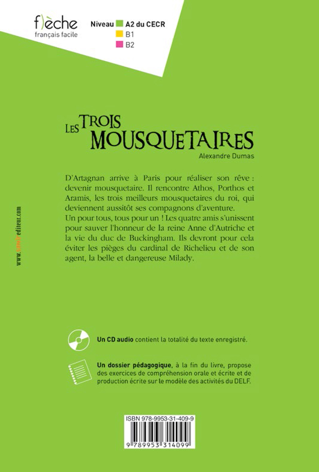 Samir Éditeur - Les Trois Mousquetaires - Quatrième de couverture