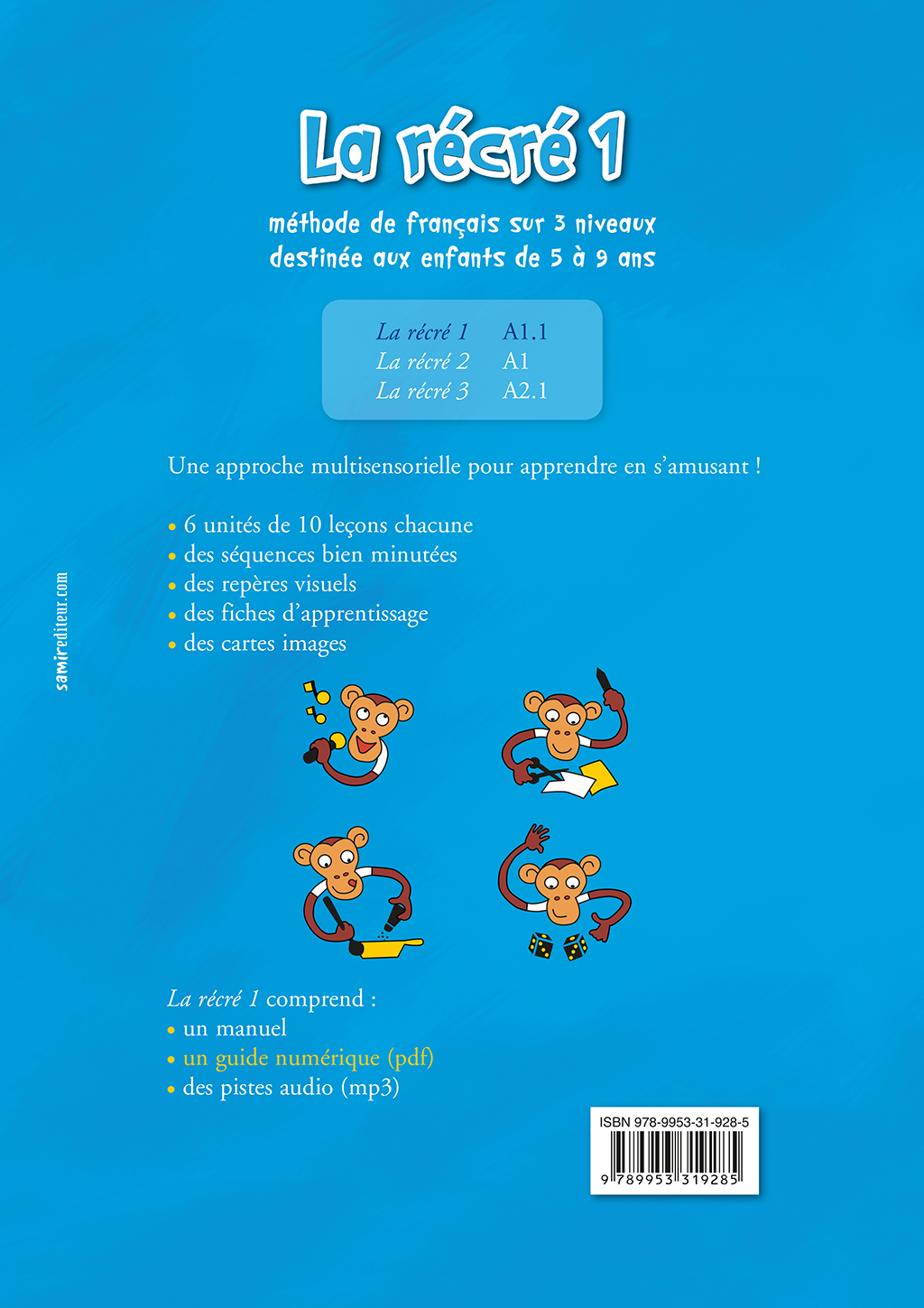 Samir Éditeur - Guide numérique Niveau 1 - Quatrième de couverture