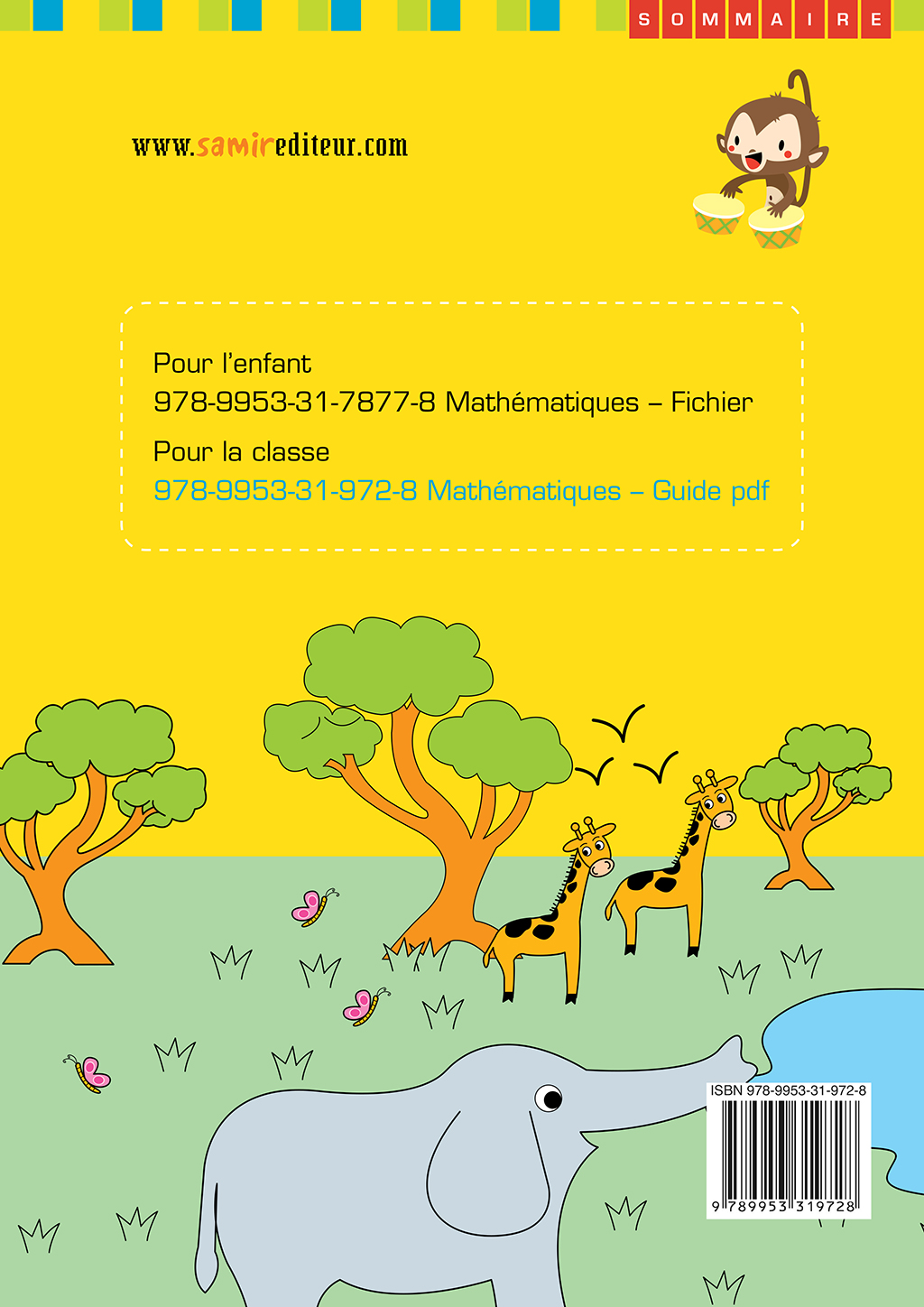 Samir Éditeur - Guide MS – P0 Mathématiques - Quatrième de couverture